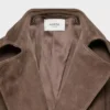 Silva suede trenchcoat