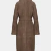 Silva suede trenchcoat