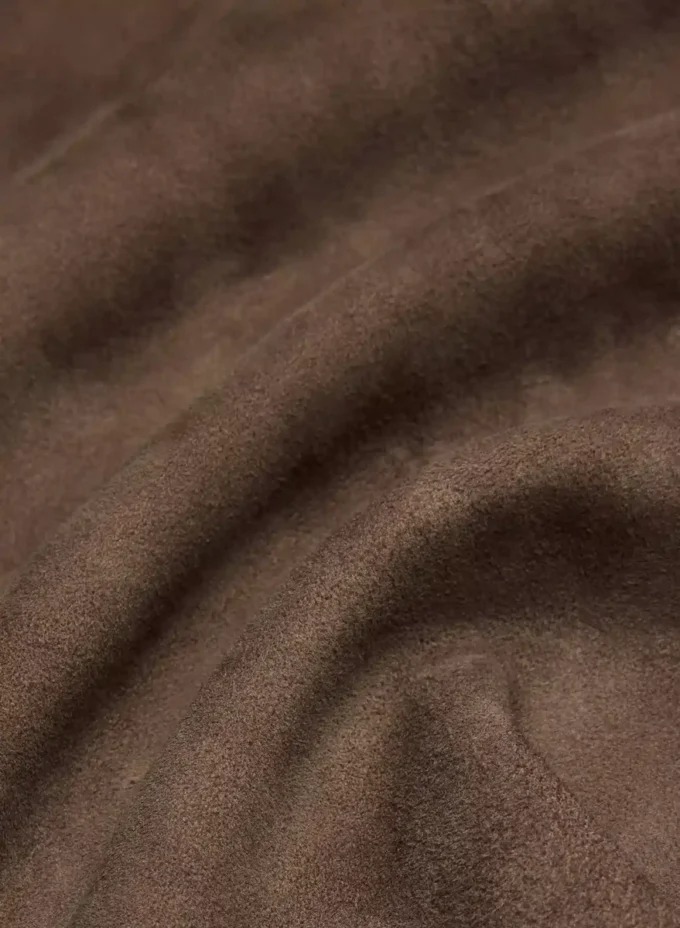 Silva suede trenchcoat