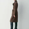 Silva suede trenchcoat