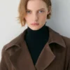 Silva suede trenchcoat