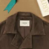 Silva suede trenchcoat