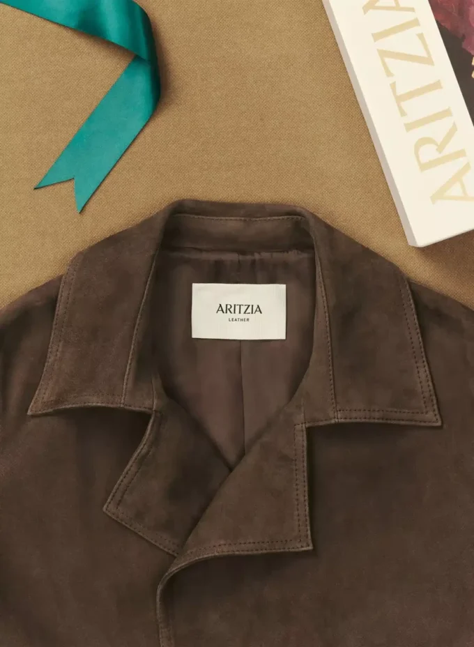 Silva suede trenchcoat