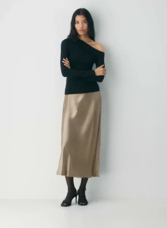 Slip Satin Maxi Skirt