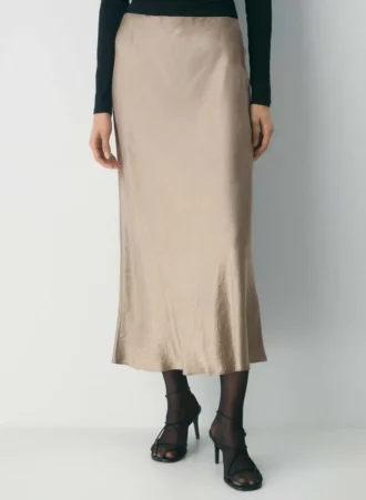 Slip Satin Maxi Skirt