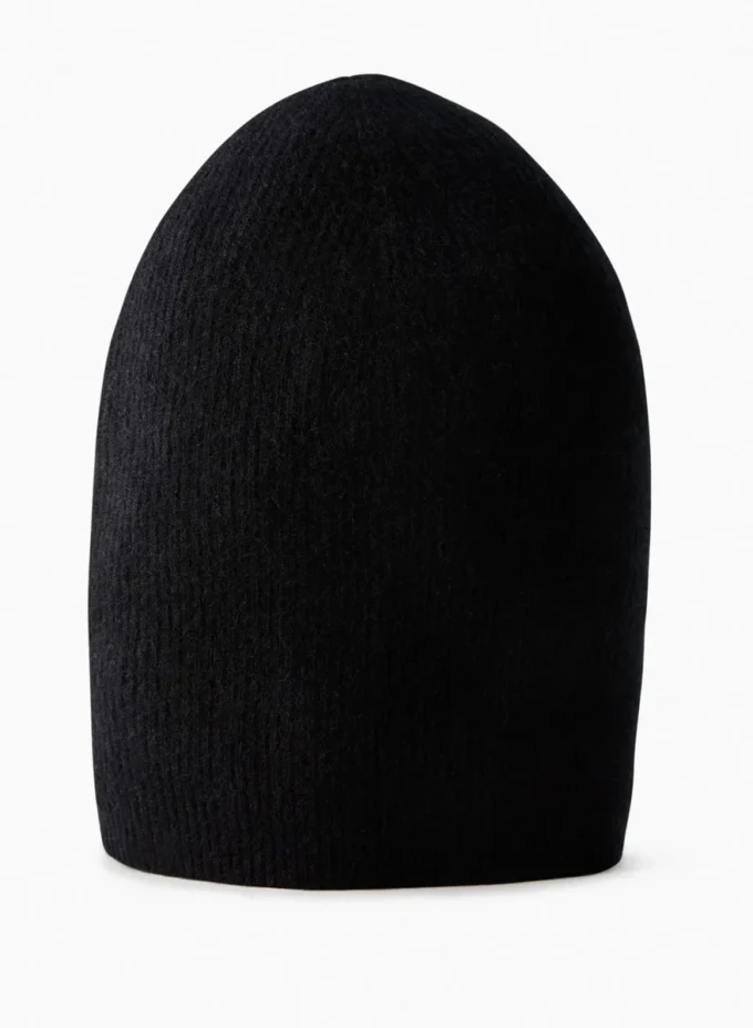 Slouchy beanie i ribbet kashmir Slouchy beanie i ribbet kashmir