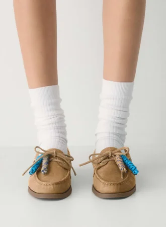 Sperry x Aritzia AO båtsko – nubucklær