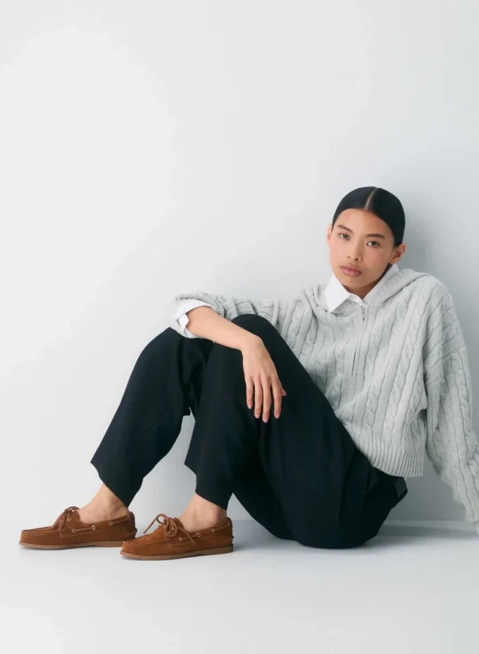 Sperry x Aritzia AO båtsko – semsket skinn Sperry x Aritzia AO båtsko – semsket skinn