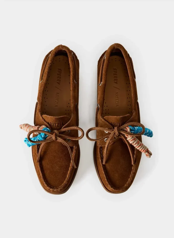 Sperry x Aritzia AO båtsko – semsket skinn Sperry x Aritzia AO båtsko – semsket skinn