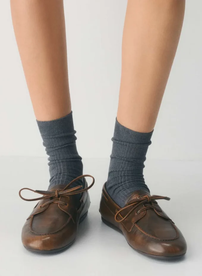 Sperry x Aritzia Slim båtsko – glatt skinn Sperry x Aritzia Slim båtsko – glatt skinn