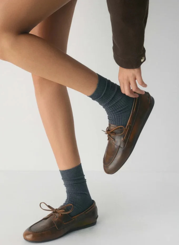 Sperry x Aritzia Slim båtsko – glatt skinn Sperry x Aritzia Slim båtsko – glatt skinn