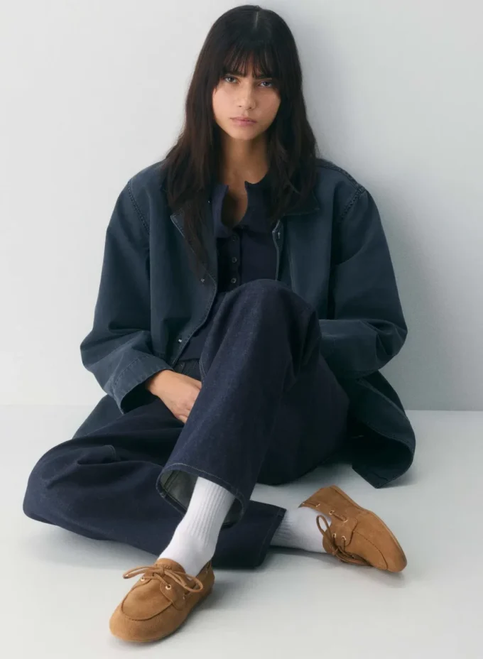 Sperry x Aritzia Slim båtsko – nubucklær Sperry x Aritzia Slim båtsko – nubucklær