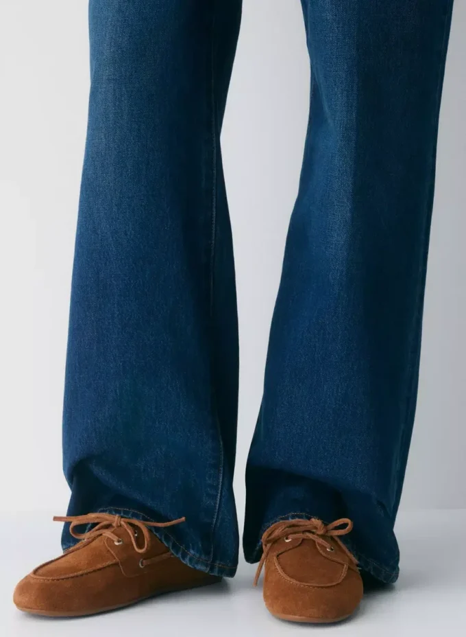 Sperry x Aritzia Slim båtsko – semsket skinn Sperry x Aritzia Slim båtsko – semsket skinn
