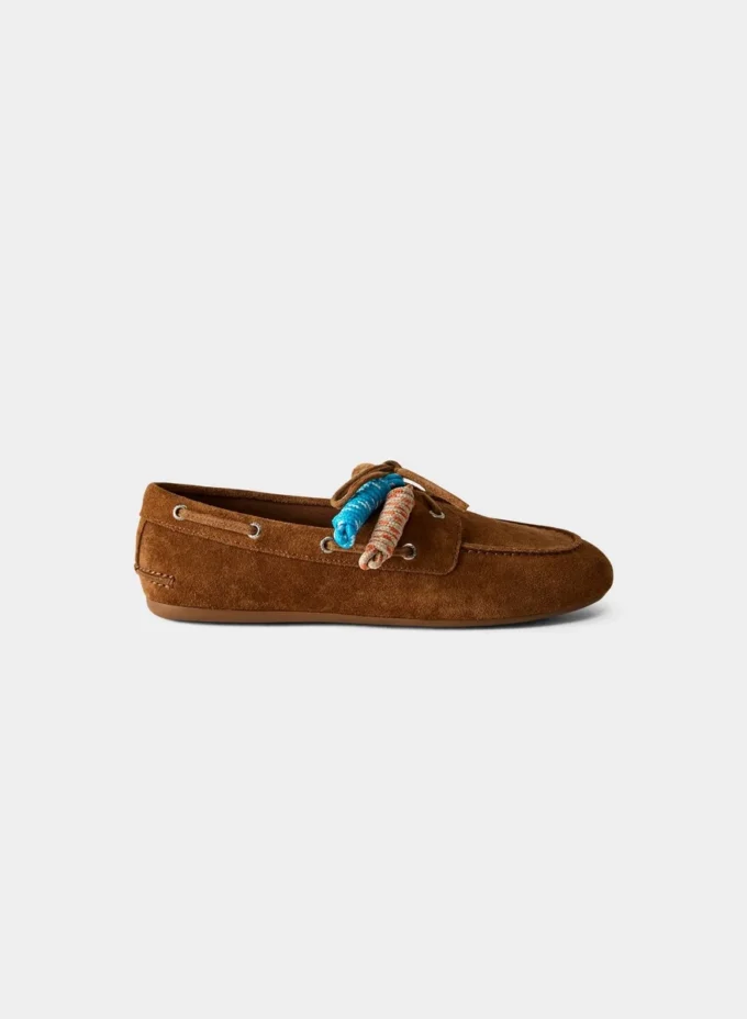 Sperry x Aritzia Slim båtsko – semsket skinn Sperry x Aritzia Slim båtsko – semsket skinn