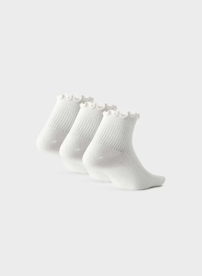 Sugarplum ankelstrømper, 3-pakning