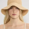 Sunbeam Raffia Short-brim Hat