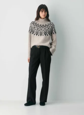 Trophy Wool Cashmere Turtleneck
