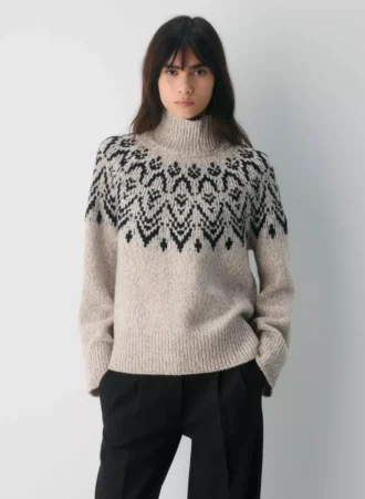 Trophy Wool Cashmere Turtleneck