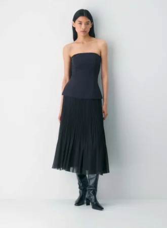 Twirl plissert skjørt