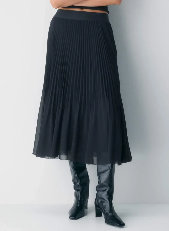 Twirl plissert skjørt