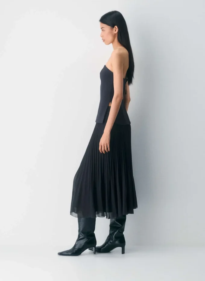 Twirl plissert skjørt