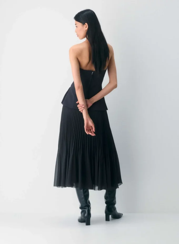 Twirl plissert skjørt