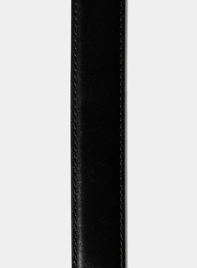 Western Solid Brass Leather Belt
