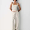 Whisper Linen Halter Top